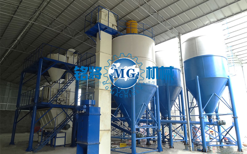 小型干粉砂漿生產(chǎn)設(shè)備哪里買，小型干粉砂漿生產(chǎn)設(shè)備多少錢