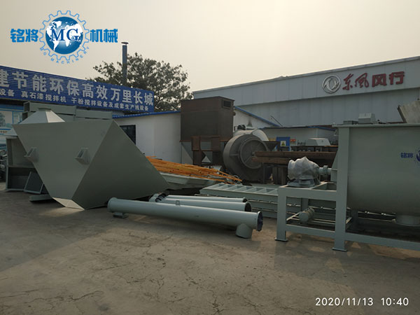 馬來西亞半自動(dòng)干粉砂漿生產(chǎn)線發(fā)貨現(xiàn)場(chǎng)