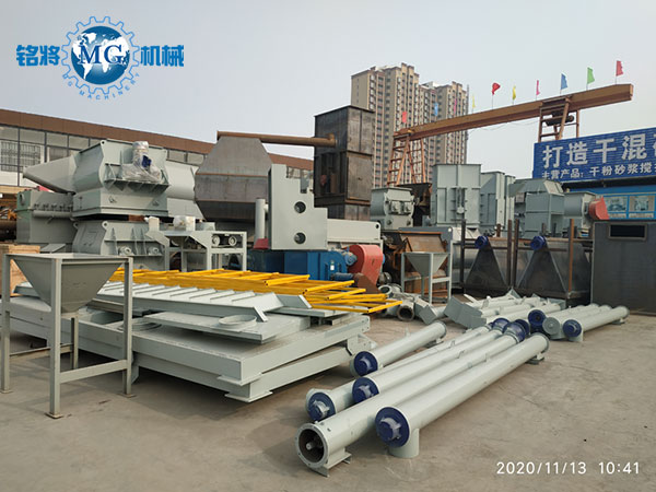 馬來西亞半自動(dòng)干粉砂漿生產(chǎn)線發(fā)貨現(xiàn)場(chǎng)