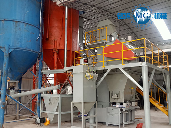 年產(chǎn)10萬噸干粉砂漿生產(chǎn)線的組成，年產(chǎn)10萬噸干粉砂漿生產(chǎn)線有什么優(yōu)勢？