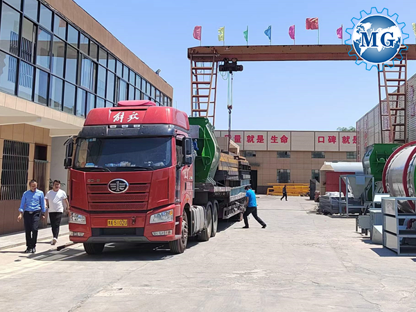 駐馬店年產(chǎn)20萬噸干粉砂漿生產(chǎn)線發(fā)貨！