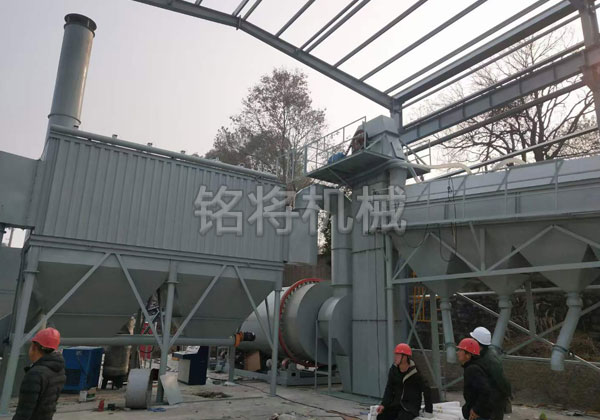 湖北沙子烘干設(shè)備安裝現(xiàn)場(chǎng)！