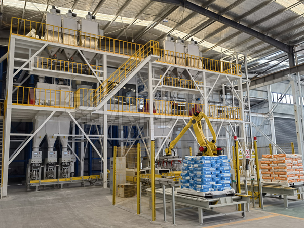 全自動(dòng)干粉砂漿生產(chǎn)線